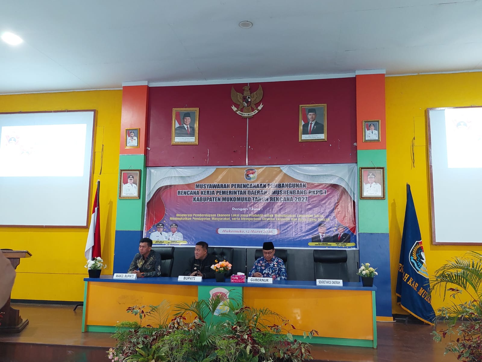 Dokumentasi Kegiatan Musrenbang RKPD Kabupaten Mukomuko Tahun Rencana 2027